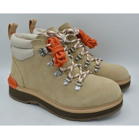 Sorel Womens Size 9.5 Hi Line Hiker Major Ceramic Suede Waterproof Mid Boots - Picture 2 of 12